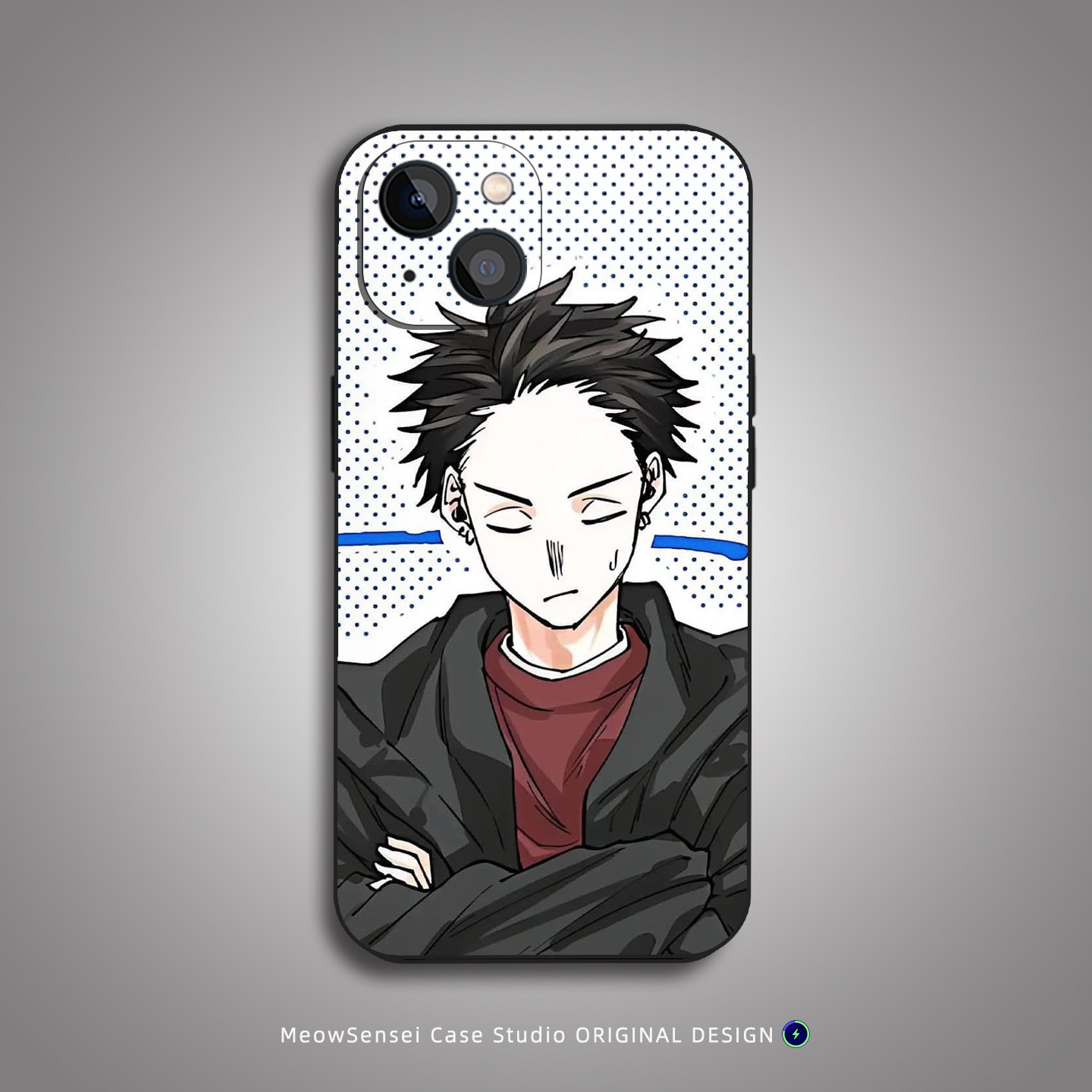 薰香花朵凛然绽放男生情侣手机壳适用苹果16小米15华为P40红米K80动漫VIVO液态硅胶OPPO13磁吸iPhone17ProMax