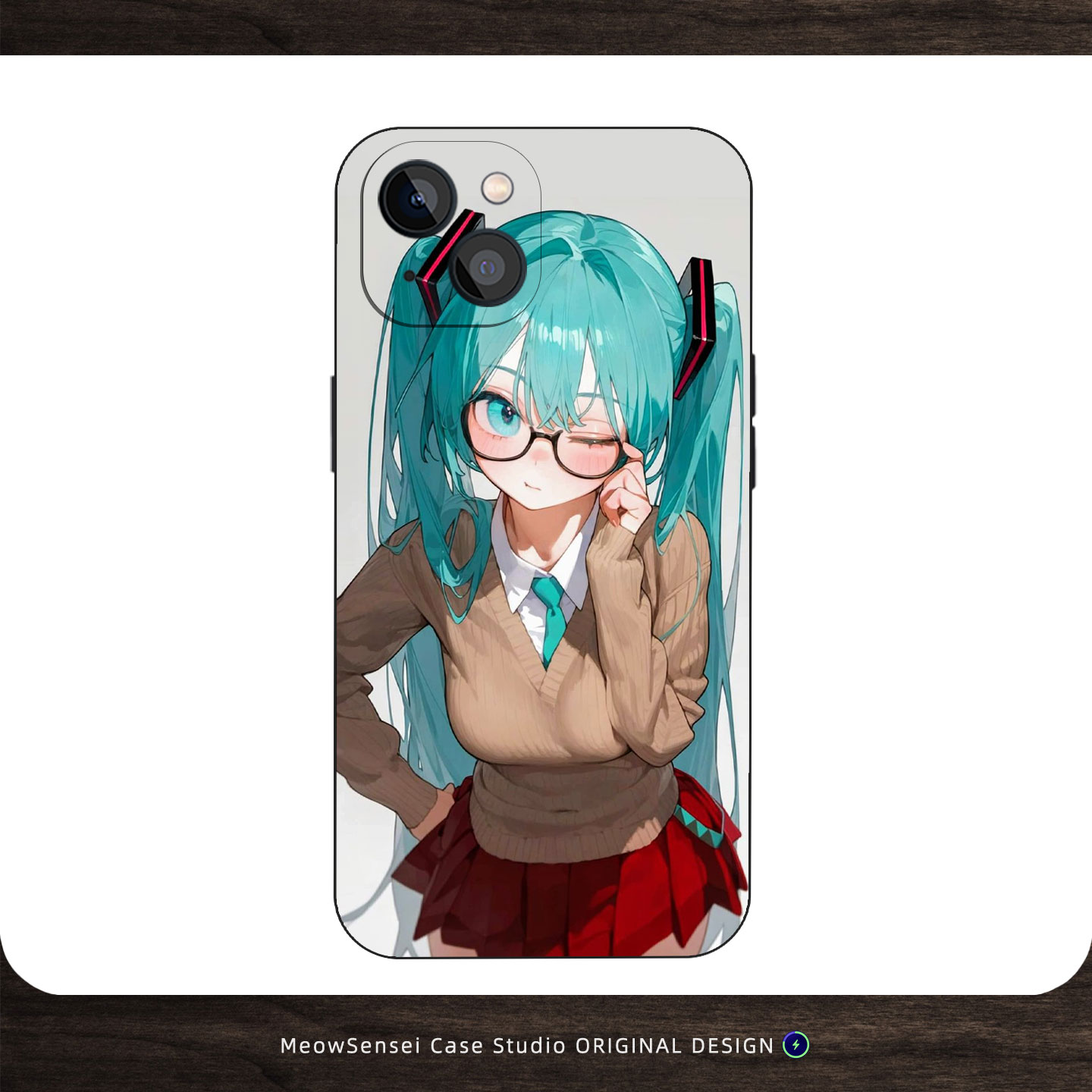 日系软萌学院JK眼镜少女原宿风磨砂硅胶手机壳动漫周边适用iPhone17苹果16小众个性二次元甜酷防摔磁吸保护套