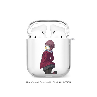 GIRLS BAND CRY少女无线蓝牙耳机套适用苹果AirPods4动漫二次元2/3透明简约TPU软壳Pro3分体式Pro2防摔保护壳