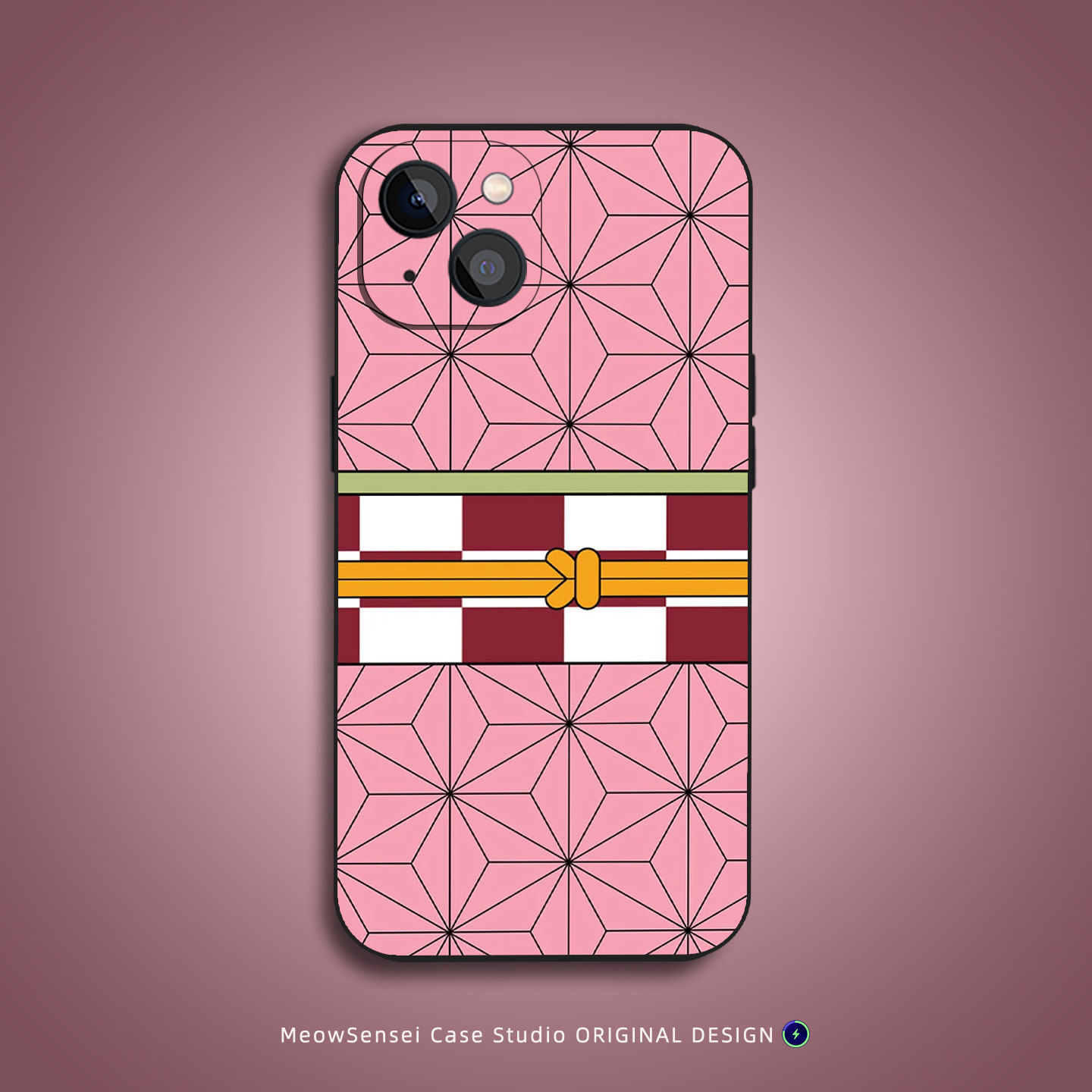 祢豆子鬼灭之刃手机壳适用于苹果16小米15红米K90华为VIVO荣耀Air液态硅胶OPPO磁吸iPhone17ProMax动漫保护套