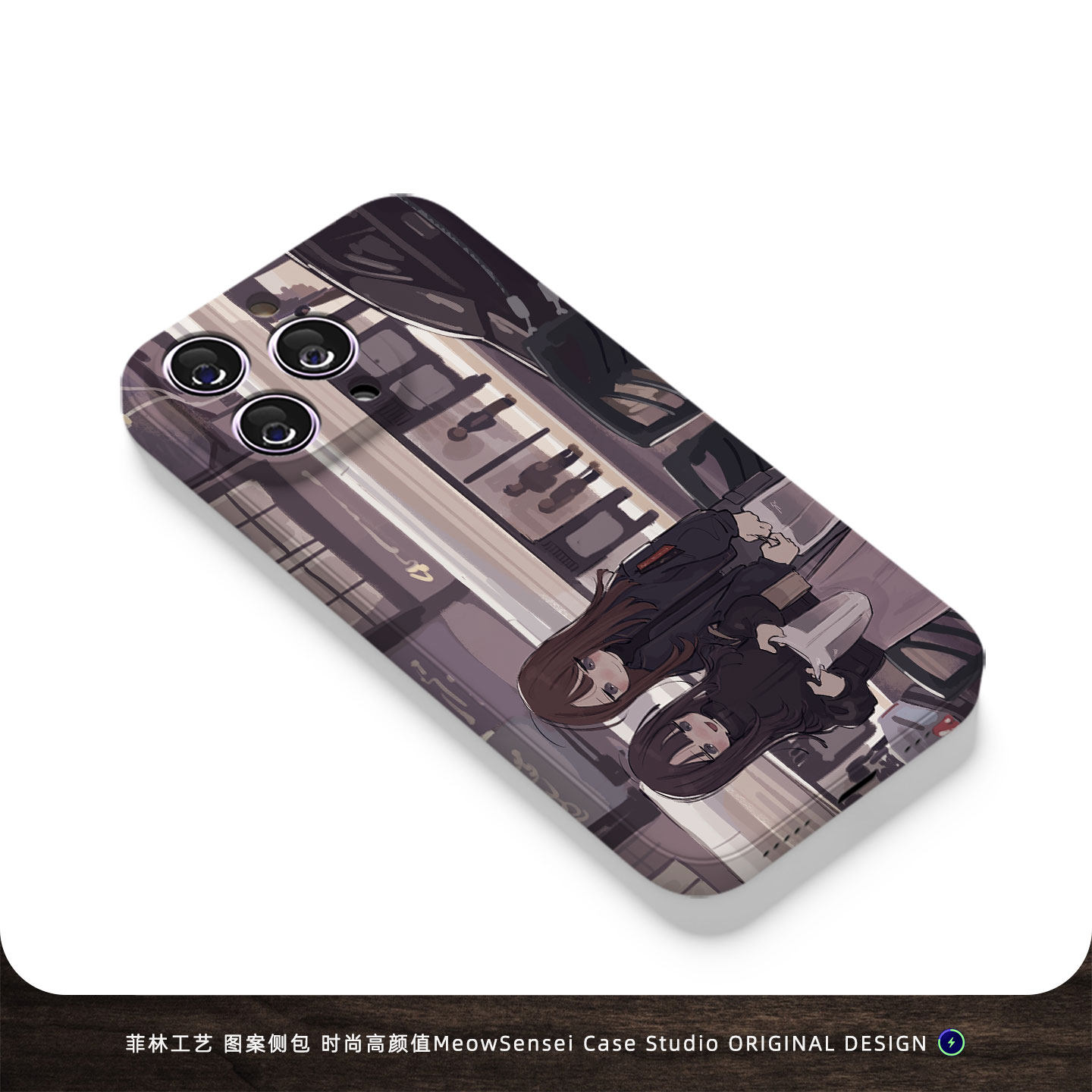可爱女生手机壳适用iPhone17Air小米15华为VIVO菲林OPPO艺术插画14防摔13磁吸MagSafe苹果16ProMax卡通二次元