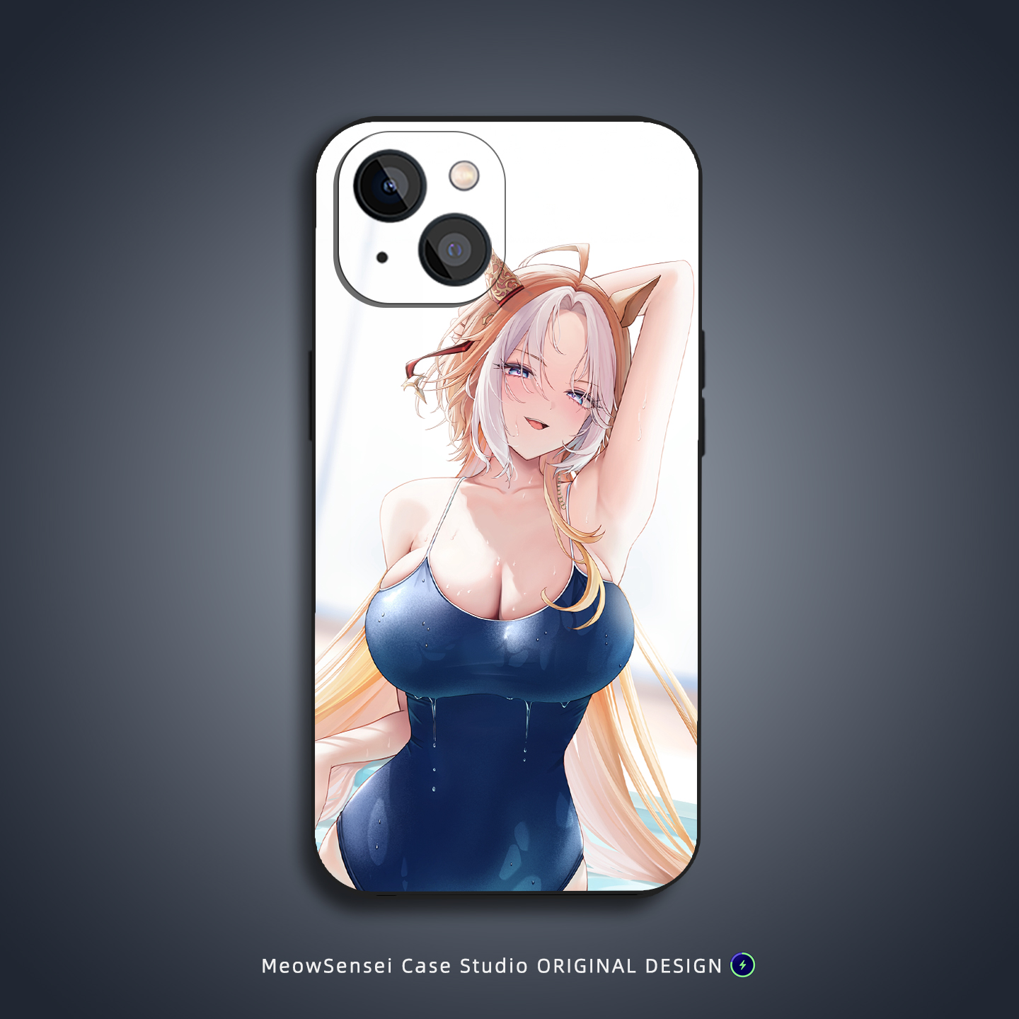 可爱少女泳装赛马娘手机壳适用苹果16小米15华为VIVO荣耀X70红米K90液态硅胶OPPO磁吸iPhone17ProMax动漫周边