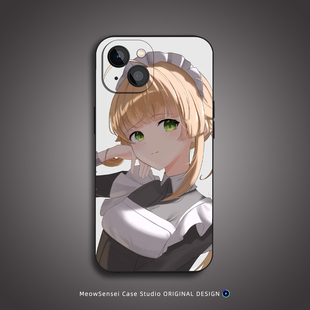 诺伦女仆无职转生手机壳适用于苹果16小米15华为14液态硅胶VIVO动漫二次元OPPO新款磁吸iPhone17ProMax保护套