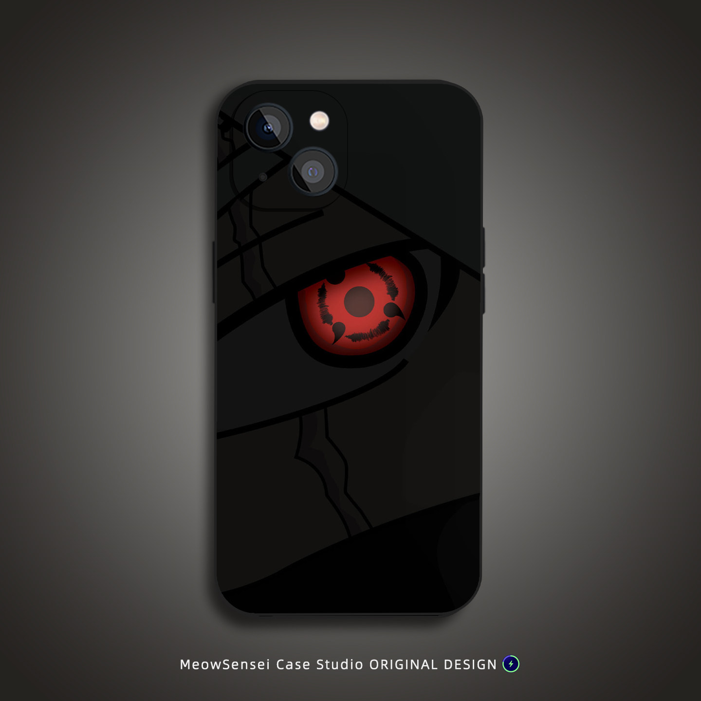 写轮眼火影忍者创意手机壳适用苹果17Air小米15/14华为VIVO防摔液态硅胶OPPO13磁吸iPhone16ProMax动漫二次元