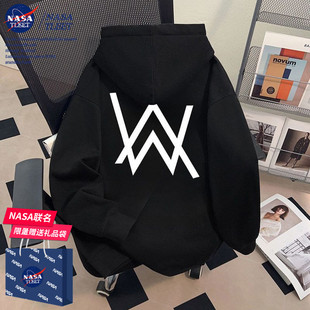 NASA联名嘉豪同款 Walker外套潮 电音教主艾伦沃克卫衣男连帽Alan