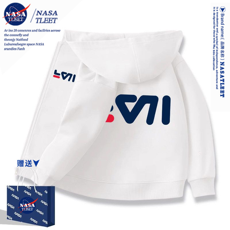 NASA联名春秋季百搭卡通库洛米Kuromi休闲圆领上衣新款男女童卫衣