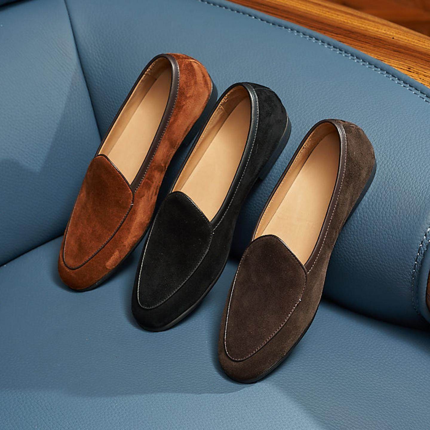 普洛克正品欧版便士乐福鞋圆头反绒皮男士乐福鞋英伦素面真皮男鞋,流行男鞋,马丁靴,淘宝优惠券,粉丝福利购,淘宝优惠卷