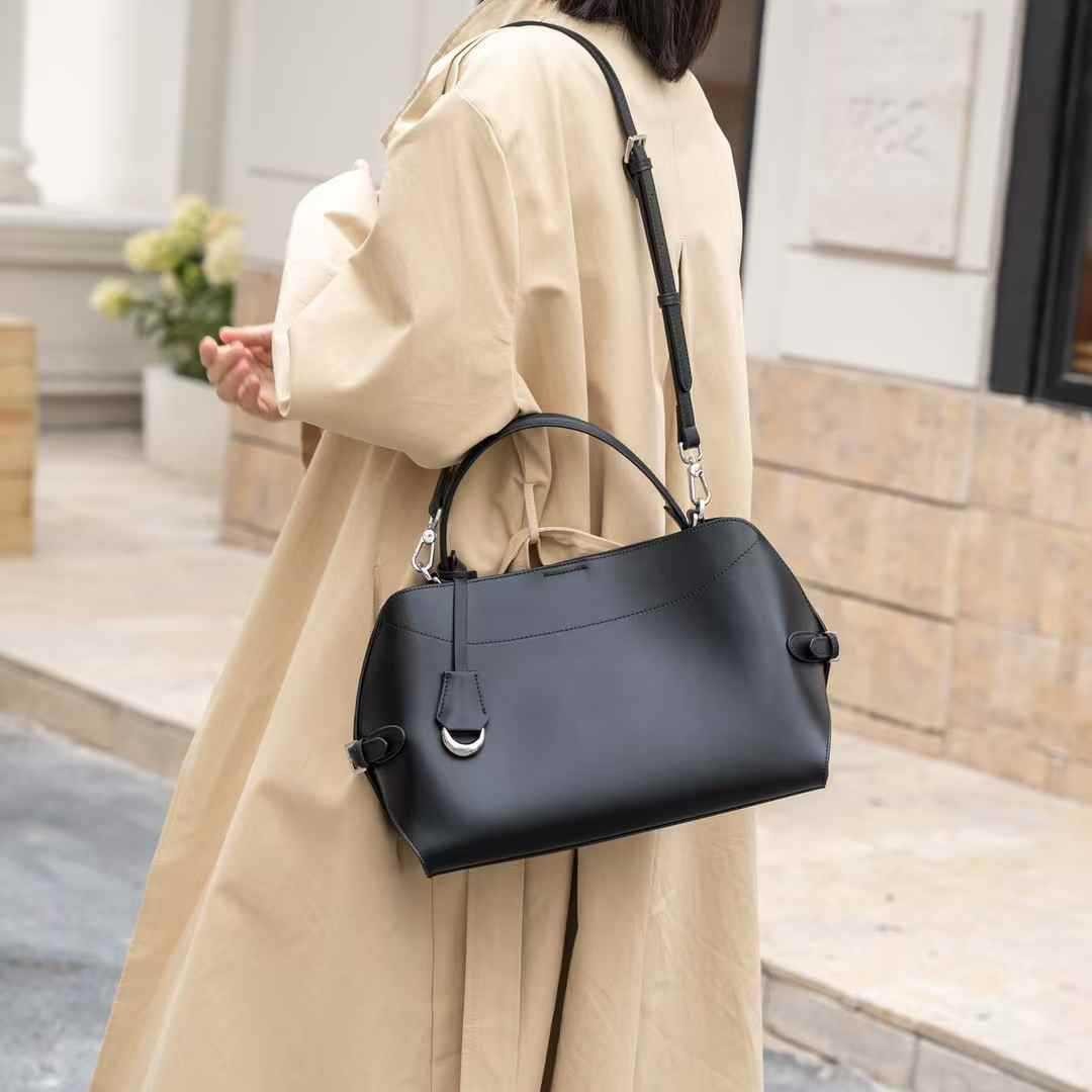 普洛克正品真皮大容量女包小众