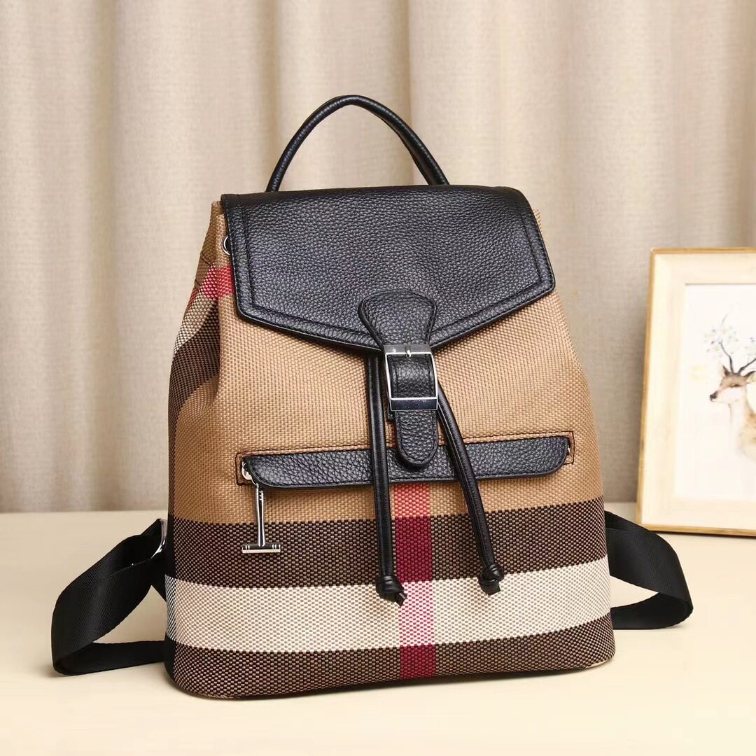 普洛克正品肩包时尚女大容量印高级感旅行背包大学生书包潮