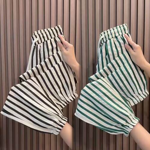速干棉麻九分休闲裤女夏季薄款