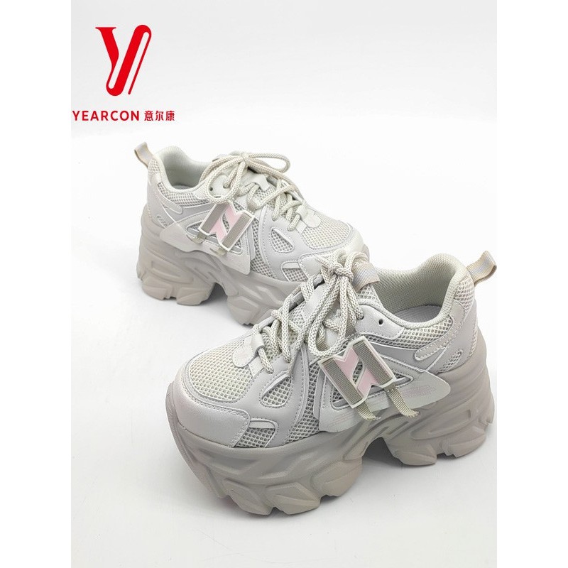 意尔康厚底轻便小个子5682AD14278Y2025增高女鞋老爹新款鞋秋季