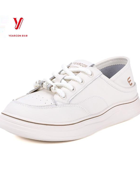 意尔康女鞋2025新款小白鞋女平底百搭休闲板鞋爆款鞋S571ZD47603Y