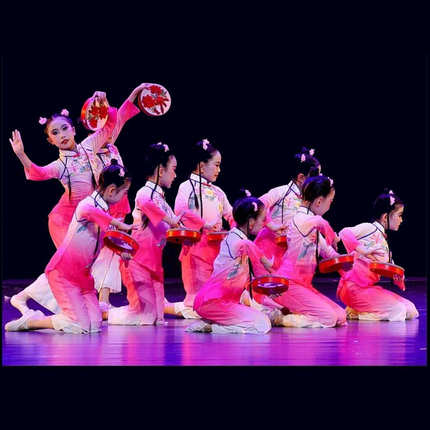《粤绣悦美》舞服女子群舞民族民间舞台演出服唯吾独尊月愿舞蹈服