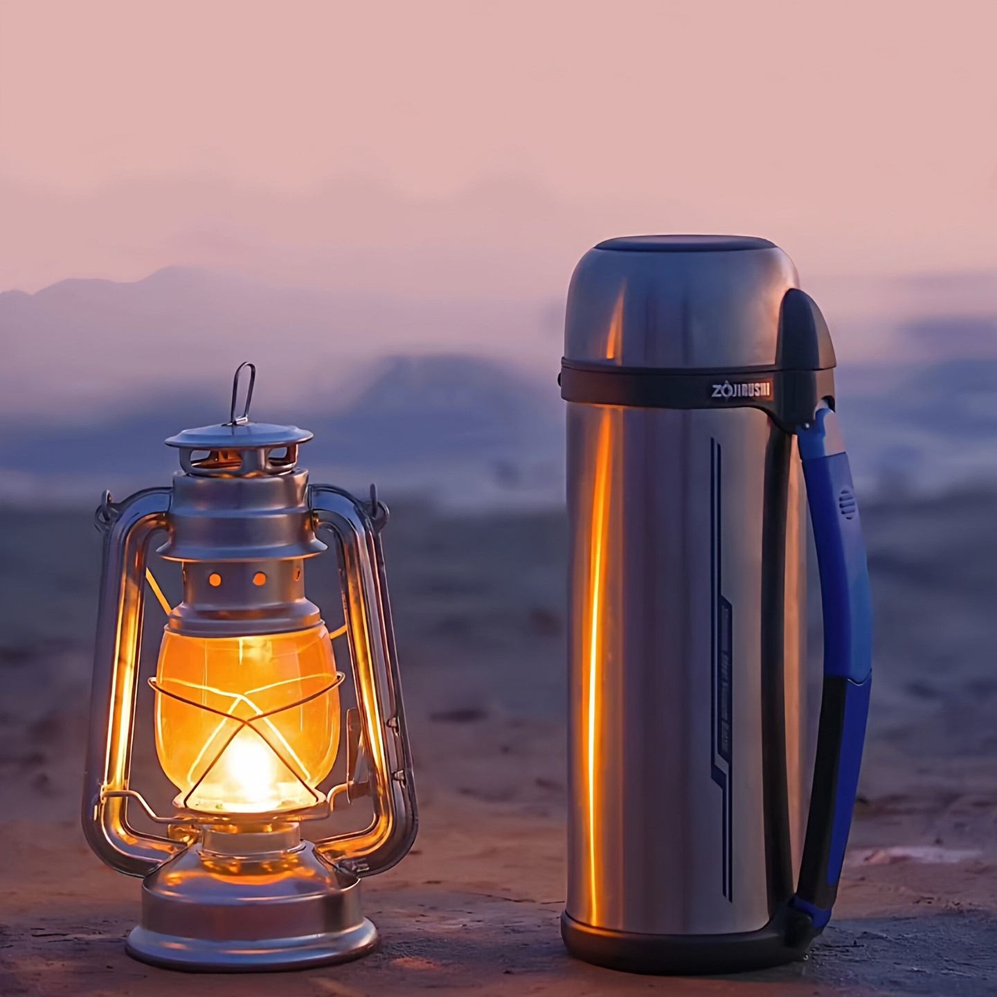 日本象印保温暖水瓶SF-CC不锈钢大容量户外运动车载旅行水壶SJ-TG