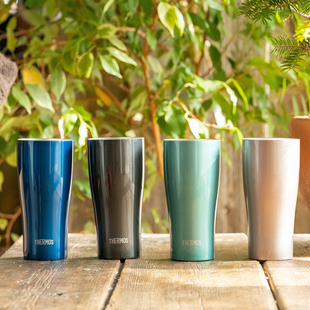 日本膳魔师夏季 男女畅饮纯色不锈钢水杯子 扎啤杯饮料杯马克杯JDY