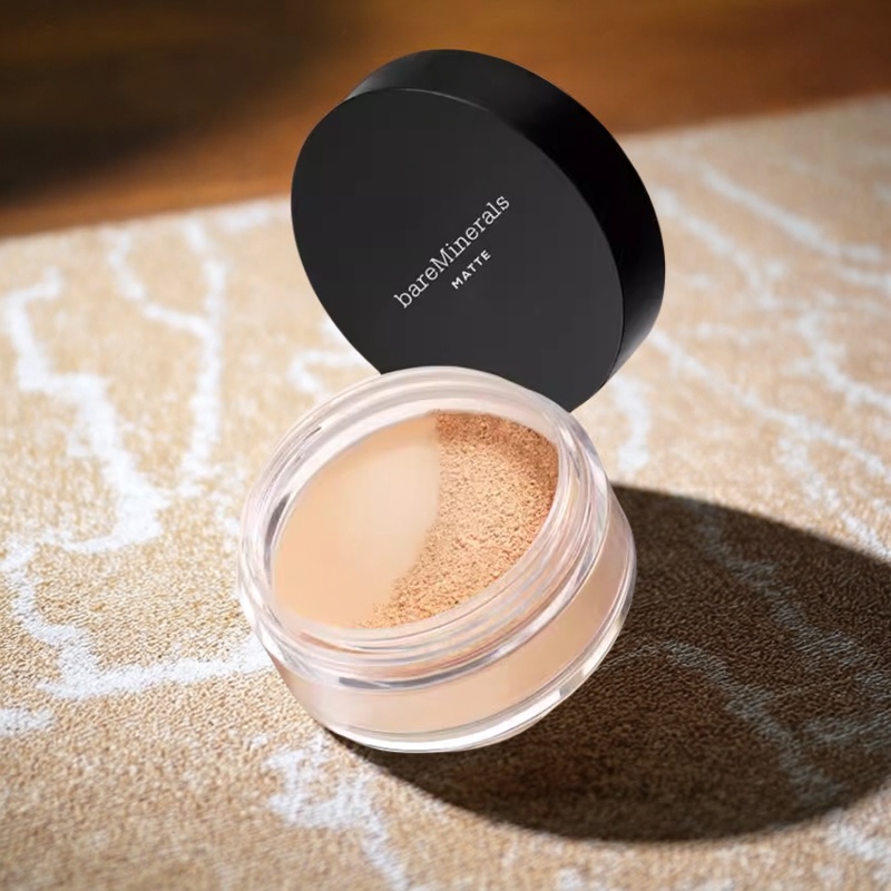 关注好价！bareMinerals贝茗哑光养肤矿物粉底油皮亲妈持久不脱妆