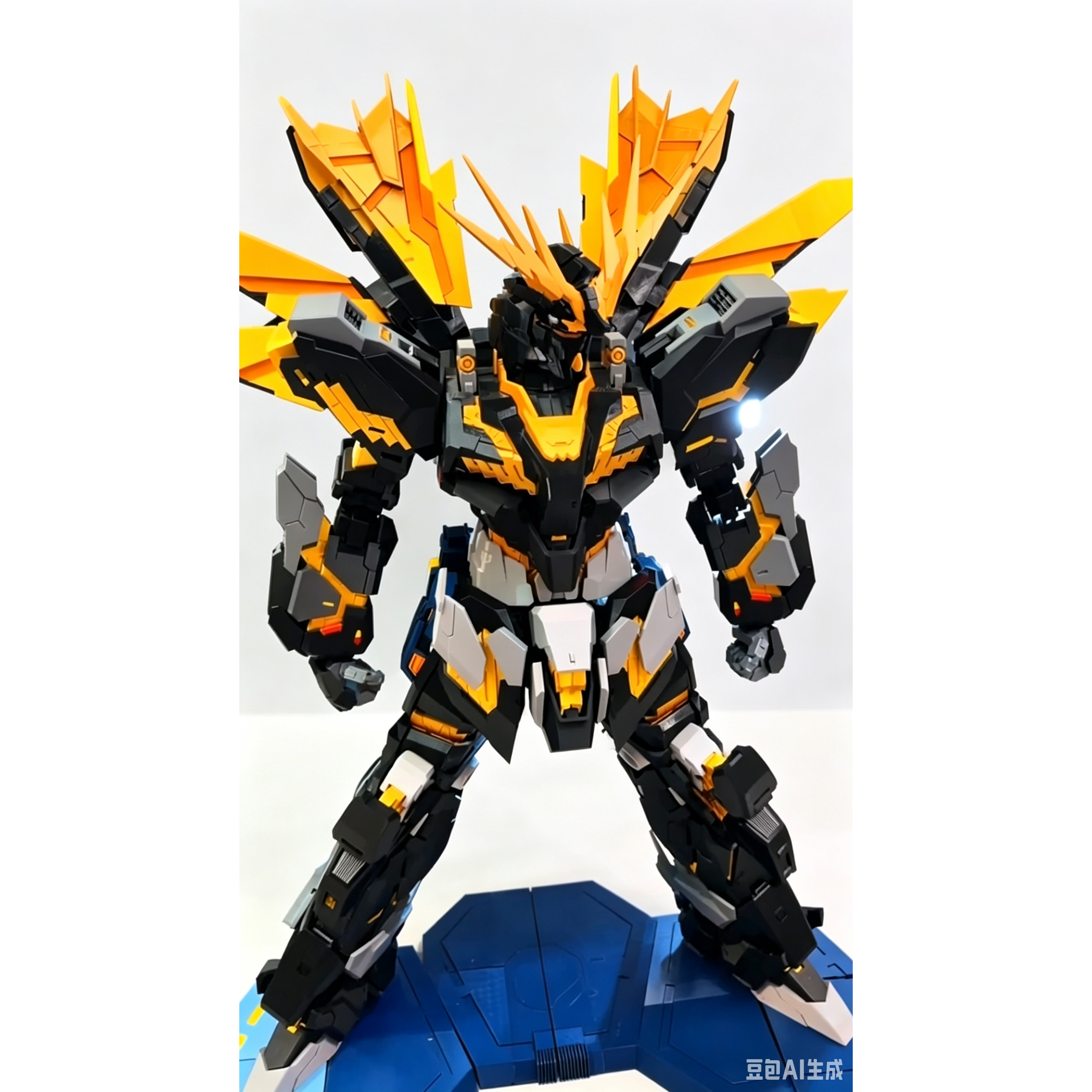 RX-0独角兽高达2号机报丧女妖Banshee摆件非可动可定制3D代打印