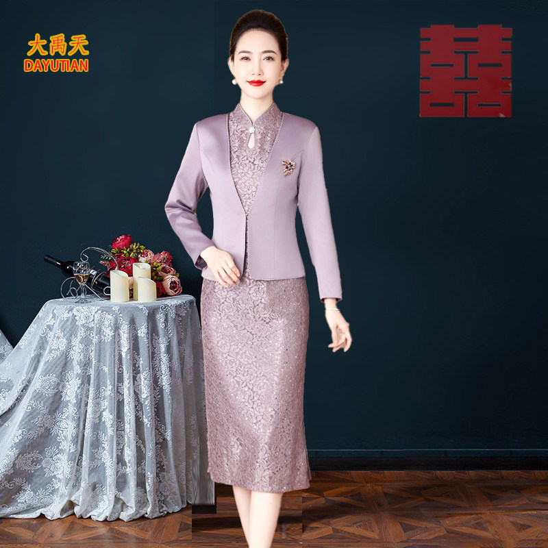 喜婆婆结婚妈妈礼服兮瑶年轻款