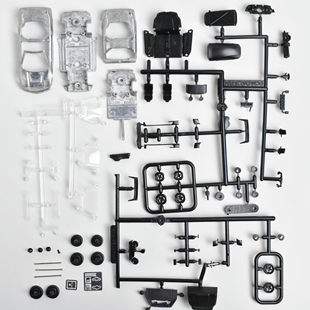 BD build drive 1:64 本田 nsx 合金汽车模型 拼装 手工