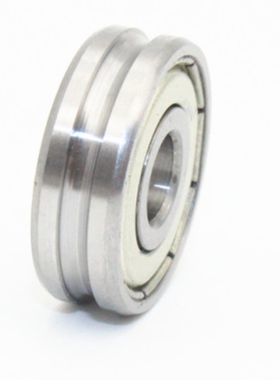 管材过线导轮H/U/V型槽扁材圆丝走线轴承滑轮内孔15外径47厚度11