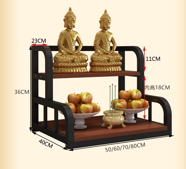 供神架家用佛龛墙上壁挂式供台神龛经济型观音财神爷供奉现代简约