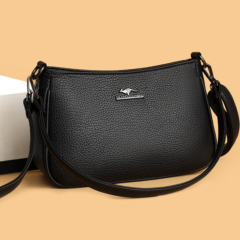 小巧简约饺子包包女新款时尚百搭女士手提包单肩斜挎中年妈妈包潮