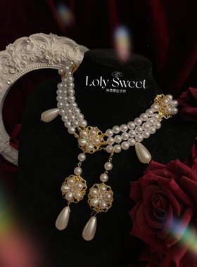 复古宴会赫本珍珠项链项链包邮女