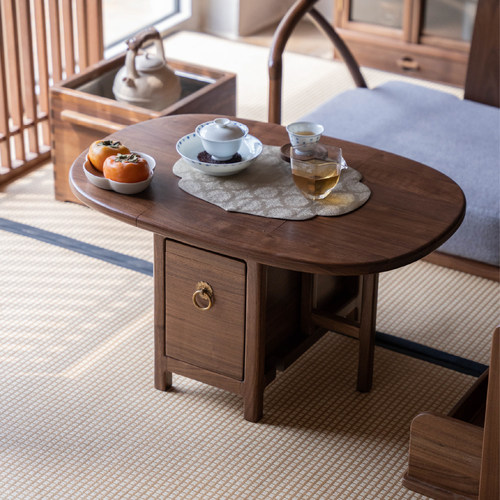 禅意户外实木便携新中式