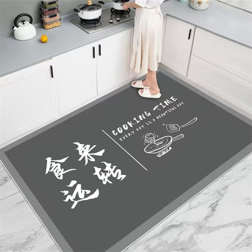 xy皮革厨房防水防油家用地垫门垫