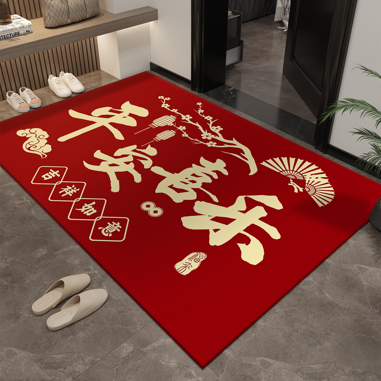 防滑耐磨可裁剪地垫地毯