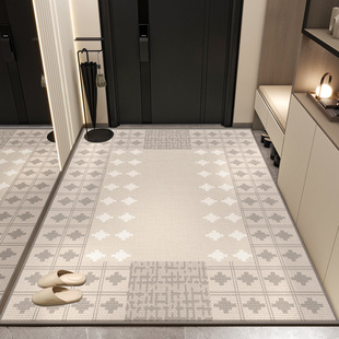 仿麻入户门地垫家用新款脚垫防滑可裁剪进门地毯专用吸水玄关门垫