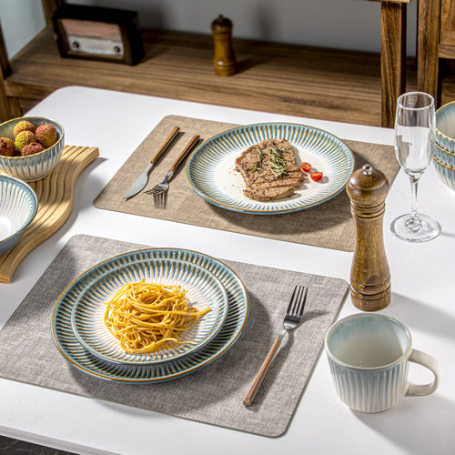 高级感餐具釉下彩家用菜盘