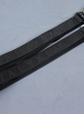 ALYX战术腰带ROLLERCOASTER金属扣男女情侣款百搭帆布织带皮带潮