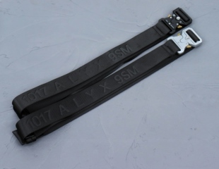 ALYX战术腰带ROLLERCOASTER金属扣男女情侣款 百搭帆布织带皮带潮