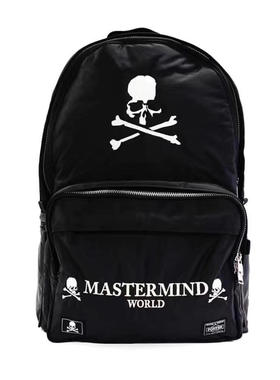 新款mmj双肩包mastermindjapan背包日本黑魂书包电脑包旅行包男士