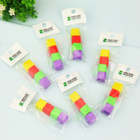 Double-leaf dice eraser, colored dice sieve toy, cube eraser, activity giveaway, gift and prize, fun simulation thumbnail 7