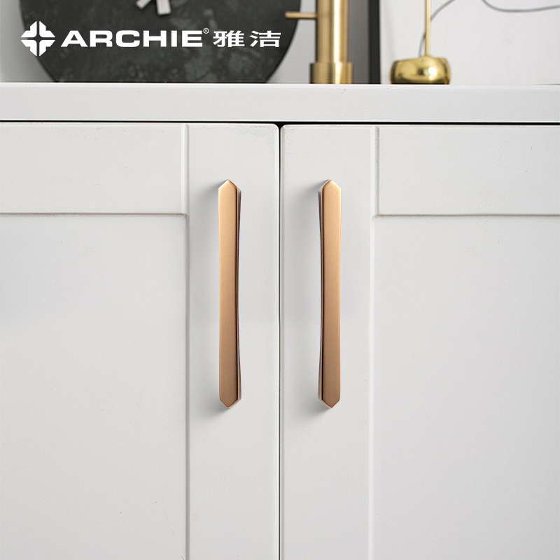 雅洁现代简约橱柜衣柜门拉手