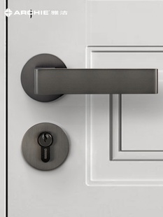 分隔静音房门锁211 雅洁锌合金室内门锁家居休闲中式 限量特惠