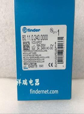 原装全新 Finder时间继电器801102400000