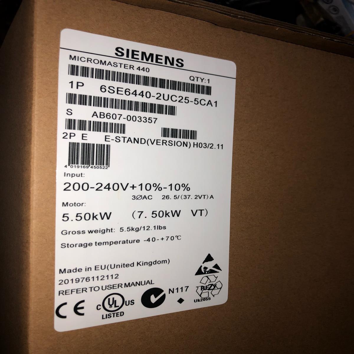 变频器6se6440-2ac232uc232ac2452UC245-05ca1 2uc32-2ea1