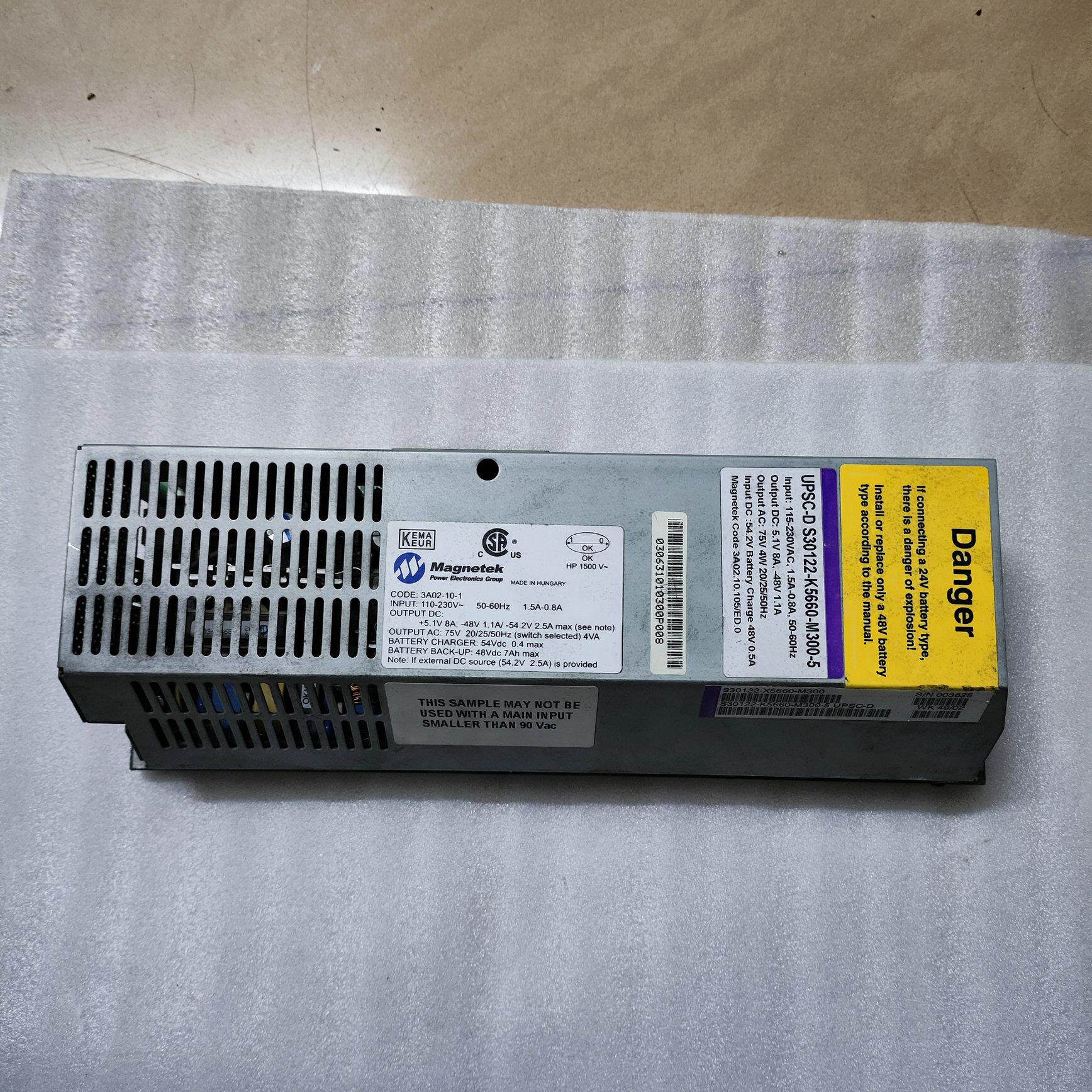 UPSC-D S30122-K5660-m300-5 S30122-X5660-m300