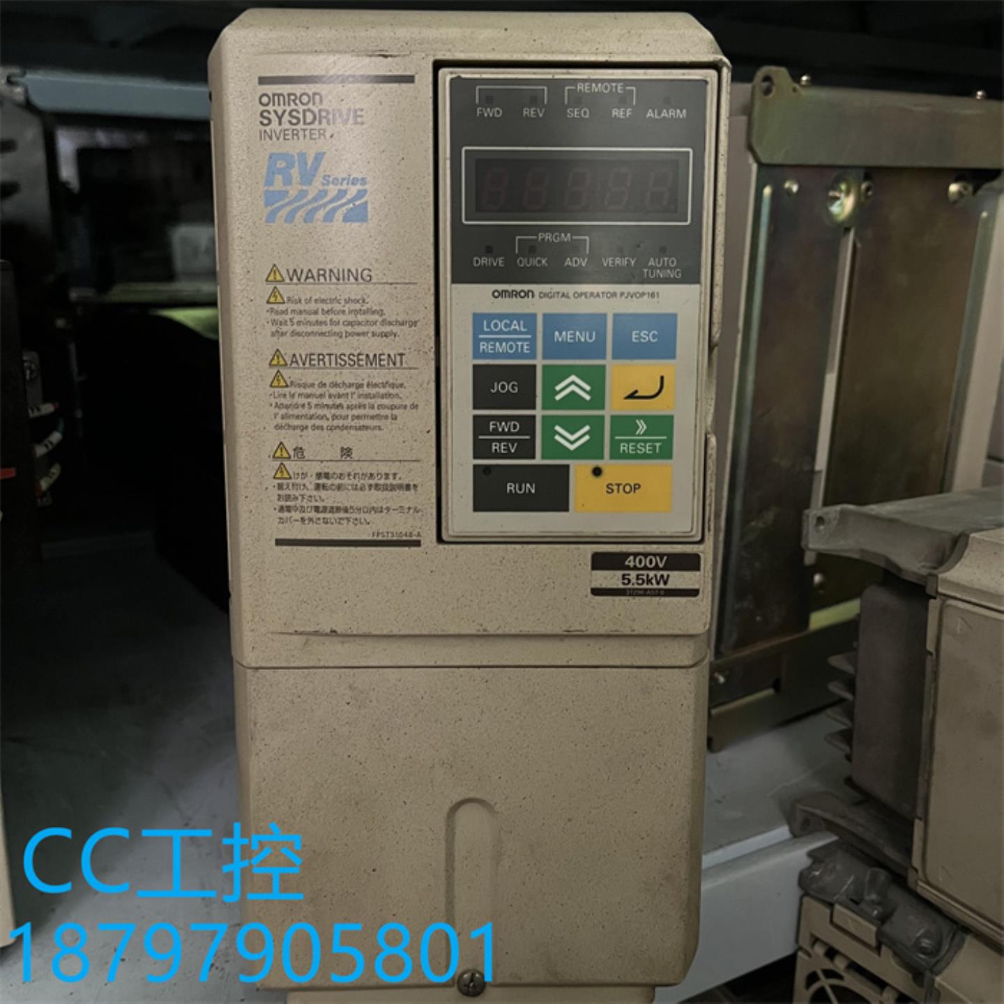 变频器 3G3RV-A4055 380V 55KW 测试完好 质量好现货