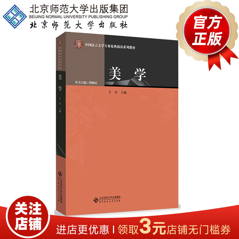 美学 9787303203437 王杰 主编 中国语言文学专业原典阅读系列教材 北京师范大学出版社 正版书籍