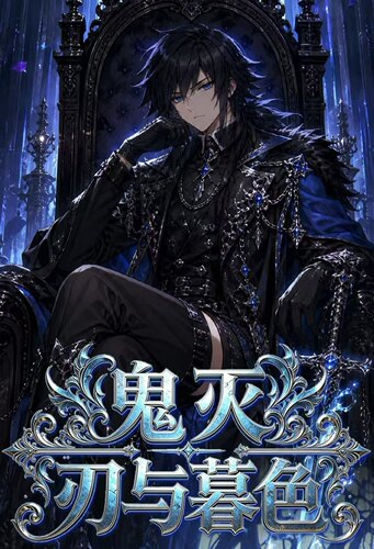 鬼灭之刃刃与暮色全亚克力精品色纸鬼杀队动漫同人二创卡牌盲盒