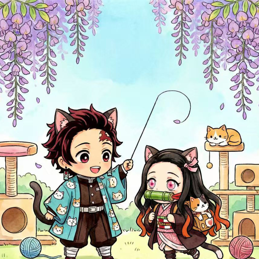 P谷文创鬼灭之刃猫之呼吸萌猫绘卷色纸鬼杀队动漫同人二创卡牌,模玩/动漫/周边/娃圈三坑/桌游,收藏卡牌/卡片,淘宝优惠券,粉丝福利购,淘宝优惠卷