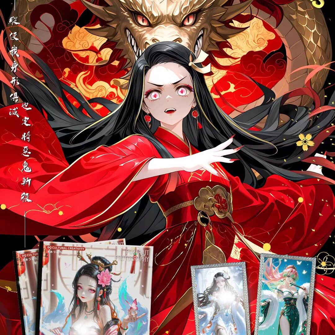 逗趣文创鬼灭之刃卡片第五弹无限城DQ5鬼杀队动漫同人二创卡盲盒