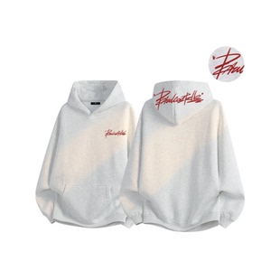 PAUL 高街宽松落肩加绒加厚连帽卫衣 COSTELLOE保罗.科斯特洛美式