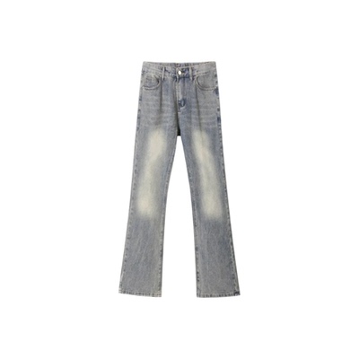 REMEFIT加绒加厚柳叶弯刀牛仔裤