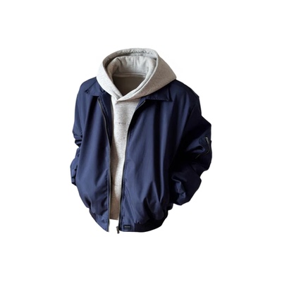 UNARETA翻领夹棉加厚棉服