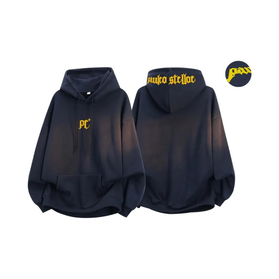 PAUL保罗哥特英文字母连帽卫衣